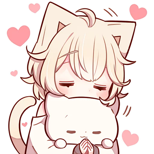 Sticker Sleep_kitten3_Nyasticks - 1