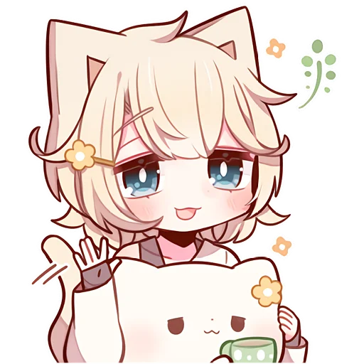 Стикер Sleep_kitten3_Nyasticks - 1