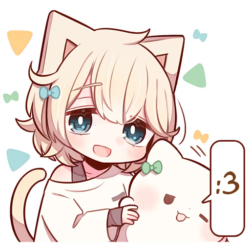 Sticker Sleep_kitten3_Nyasticks - 1