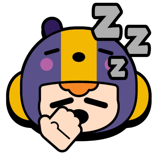 Sticker SleepyBrawlersPins - 1