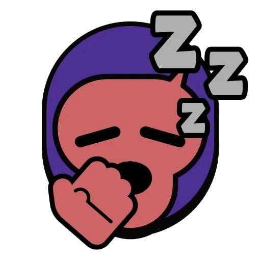 Sticker SleepyBrawlersPins - 1