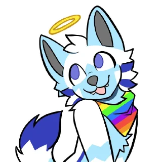 Sticker Sleet Arctic Fox - 7