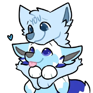 Sticker Sleet Arctic Fox - 0