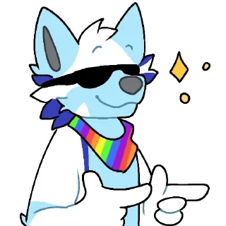 Sticker Sleet Arctic Fox - 10