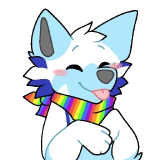 Sticker Sleet Arctic Fox - 4