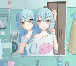 Стикер @anime_stickerr О моём перерождении в слизь - 10