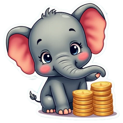 Sticker SlonCoin - 1