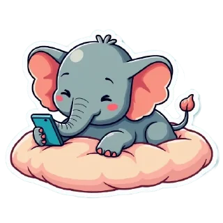 Sticker 💪Наш слон — @TapSlon - 2