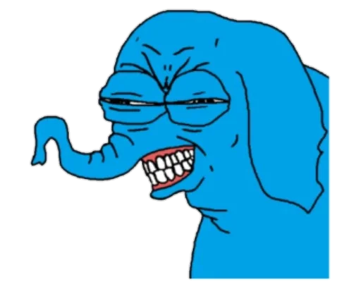 Sticker Слон - 1