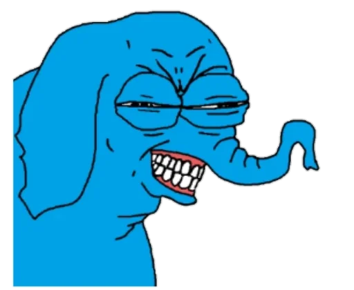 Sticker Слон - 0