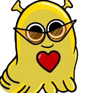 Sticker Слизняк Джули - 2