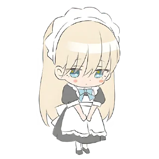 Sticker Служанка @nyasticks - 7