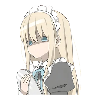 Sticker Служанка @nyasticks - 8