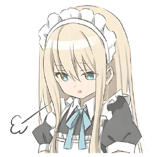 Sticker Служанка @nyasticks - 6