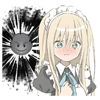 Sticker Служанка @nyasticks - 4