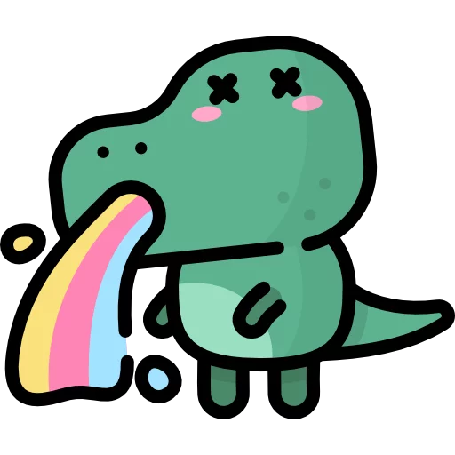 Small Dino @stickersb2b - 