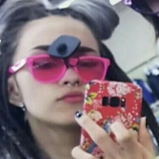 person human face eyewear