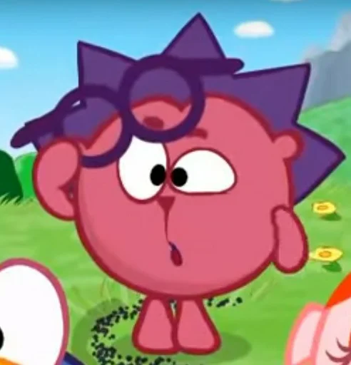 Sticker Смешарики. Названия серий - 4