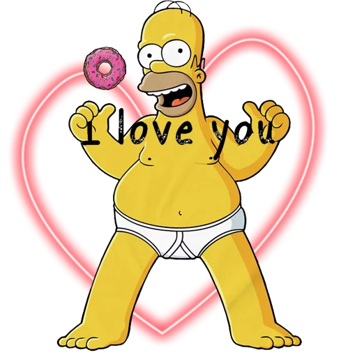 Стикер Симпсоны - 10