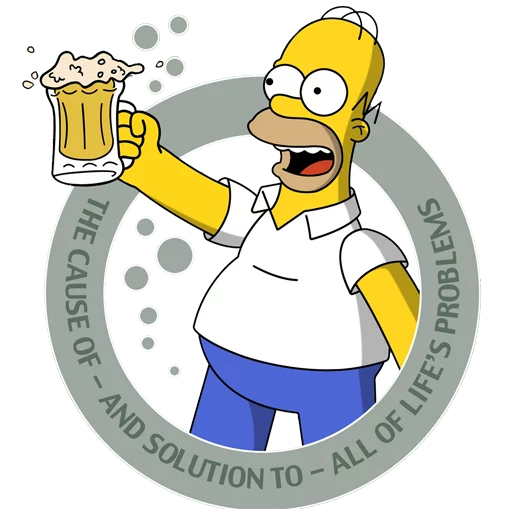 Стикер Симпсоны - 6