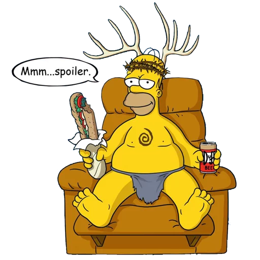 Стикер Симпсоны - 1