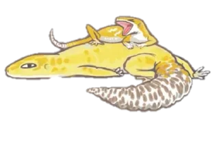 Стикер Smile Gekko - 6