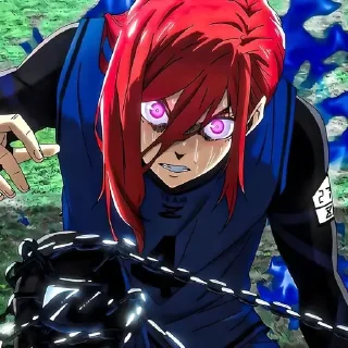 Sticker Блю лок @anime_stickerr - 4