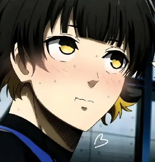 Sticker Блю лок @anime_stickerr - 1