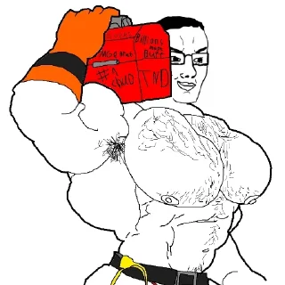 Стикер Снайпер ты ебанутый... - 8