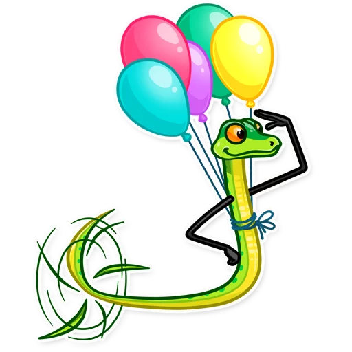 рисование клипарт воздушный шар