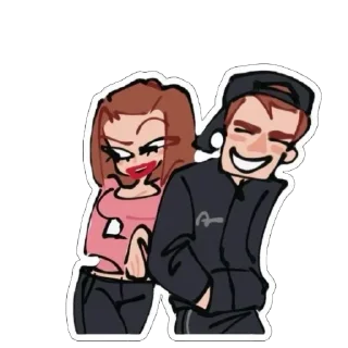 Sticker Снежа и Анджелка - 9