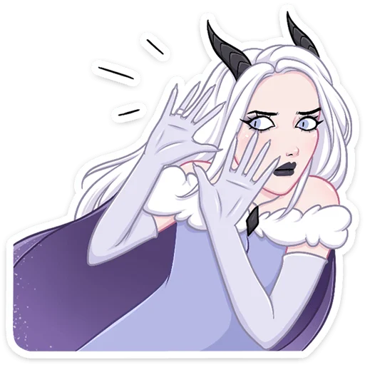 Стикер Снежа @nyasticks - 11