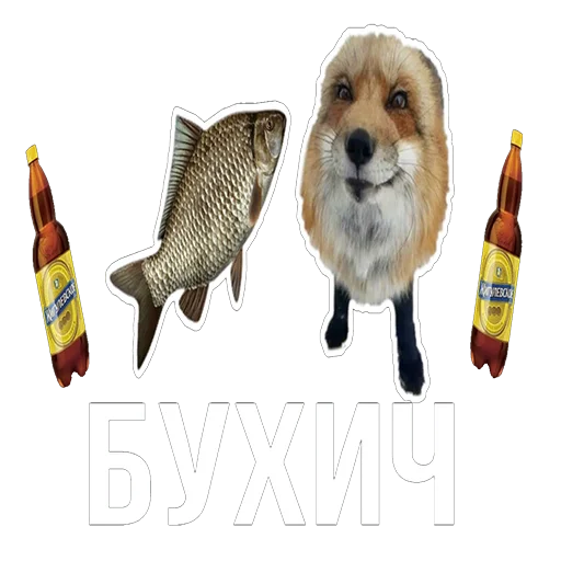 Sticker Snus_and_fox - 1