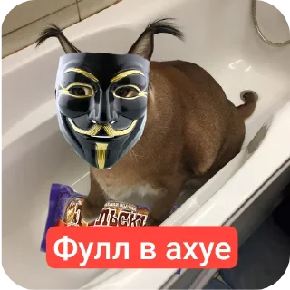 Sticker Снюсоеды и анонимусы | Nerfi - 8