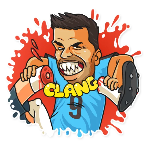 Стикер SoccerWC2018 - 1