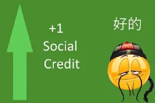 Sticker Social Credit - 11