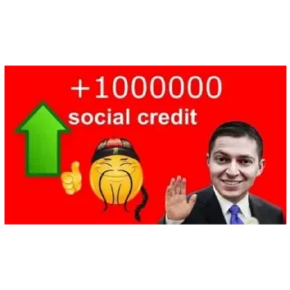 Sticker Социальный кредит (ка писят) автор :DaiCrutoi - 5