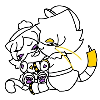 Sticker Котятки - 1