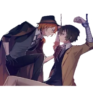 Стикер Соукоку ~ https://t.me/stikers_animeLove - 0