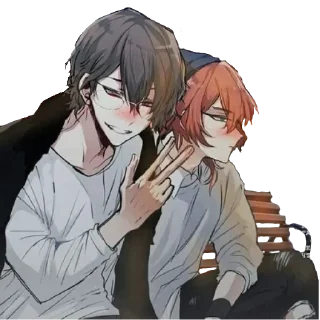 Стикер Соукоку ~ https://t.me/stikers_animeLove - 1