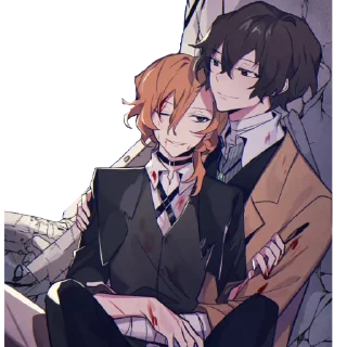 Стикер Соукоку ~ https://t.me/stikers_animeLove - 2