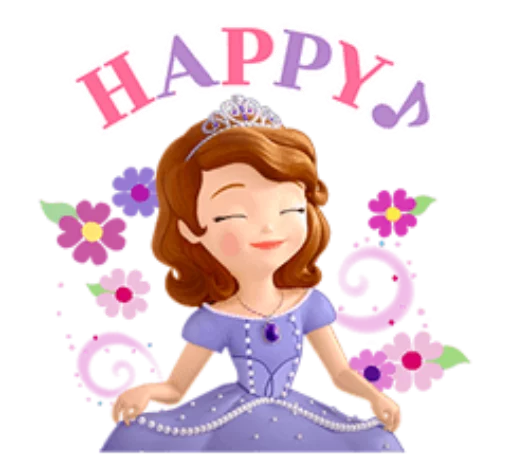 Стикер SofiaFirst - 1