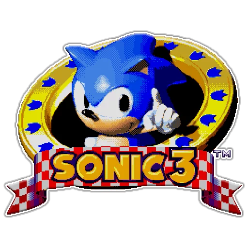 Sonic from Sonic 3 stickers - 