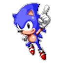 Sticker Sonic from Sonic 3 stickers - 8
