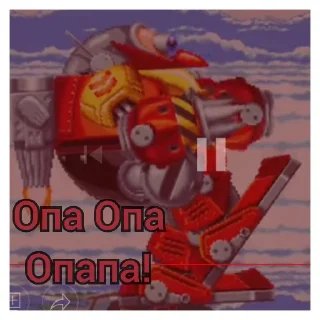 Sticker Соник ЙОЖЫГ - 7