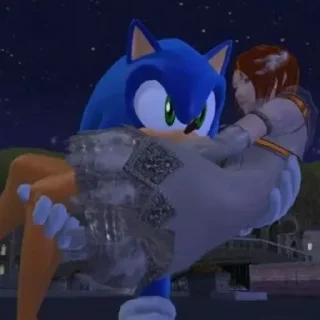 Стикер Sonic 2006 by @sonic_the_hednehog - 8