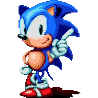 Стикер Sonic Mania pack by @sonic_the_hednehog - 11
