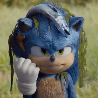 Стикер Sonic in the movie 1 and 2 by @sonic_the_hednehog - 2