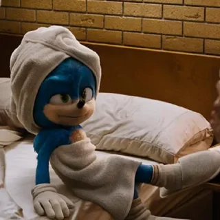 Стикер Sonic in the movie 1 and 2 by @sonic_the_hednehog - 5