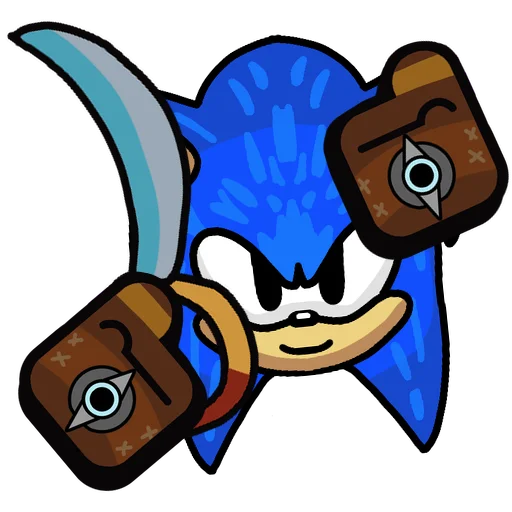 Sticker Sonic_and_friend - 1